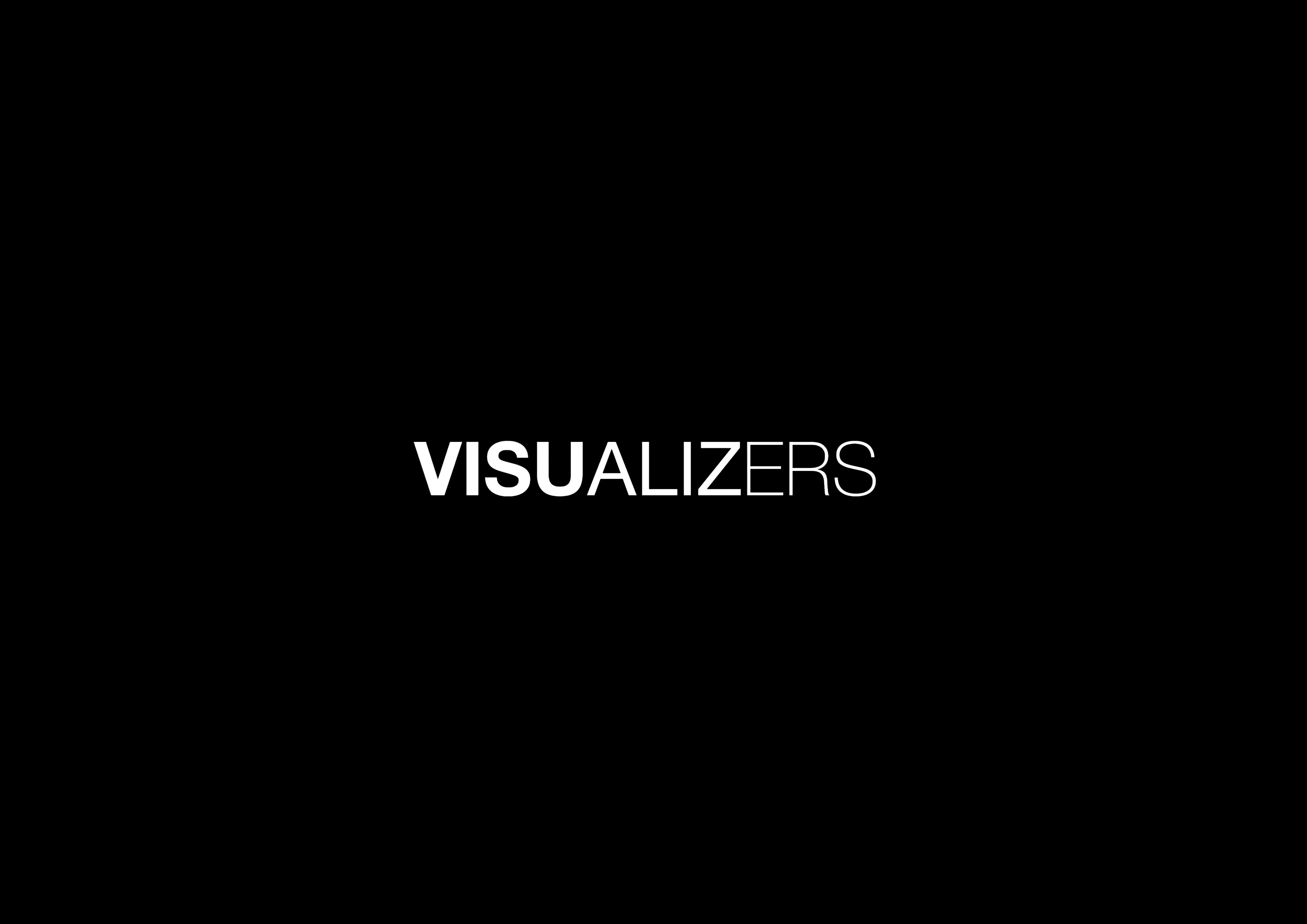 Logotype Visualizers Multi-disciplinary design agency in Singapore by basov design 
