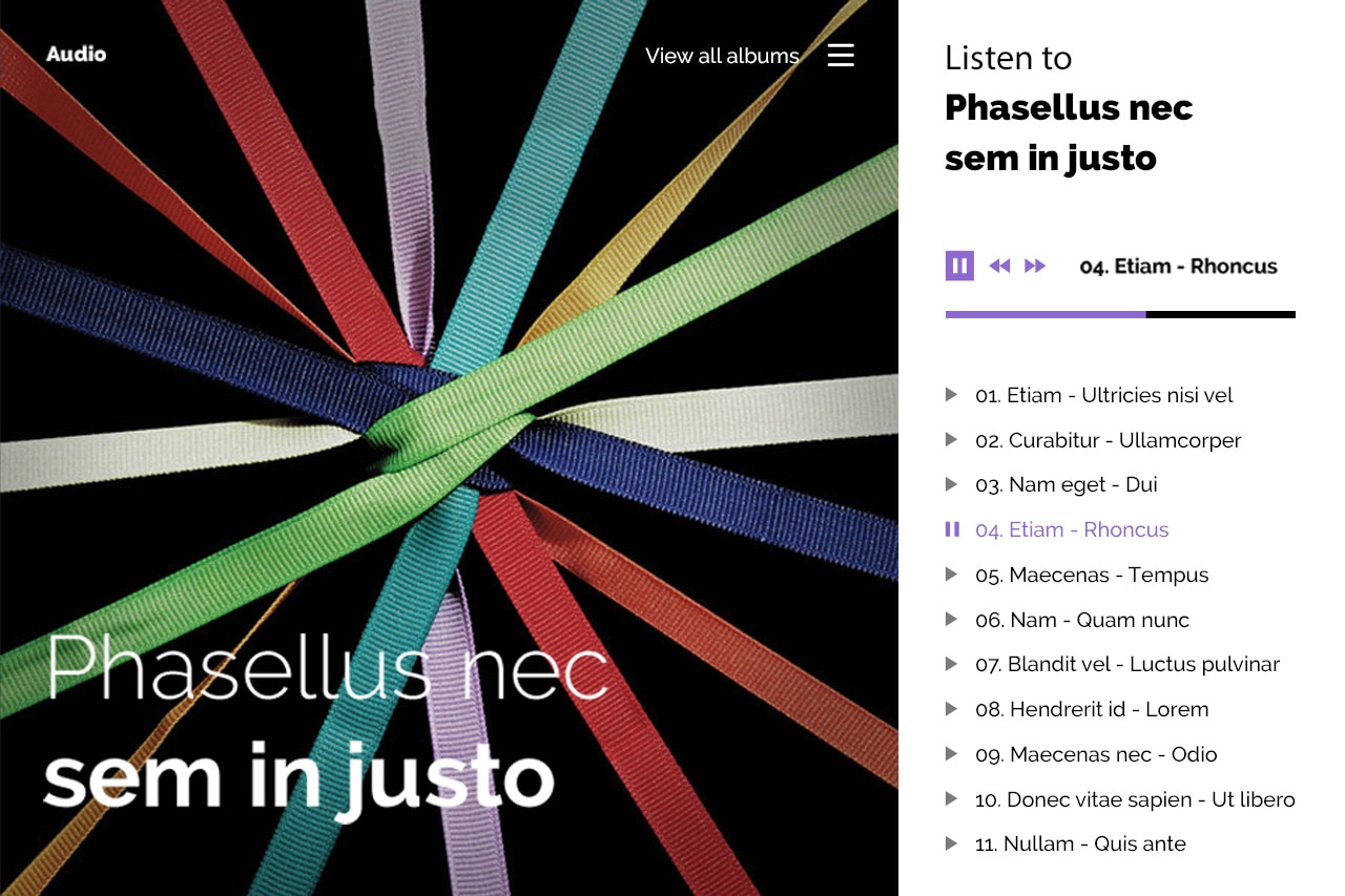 Music player for artists Twinkll Online Casting Service & Fashion Platform