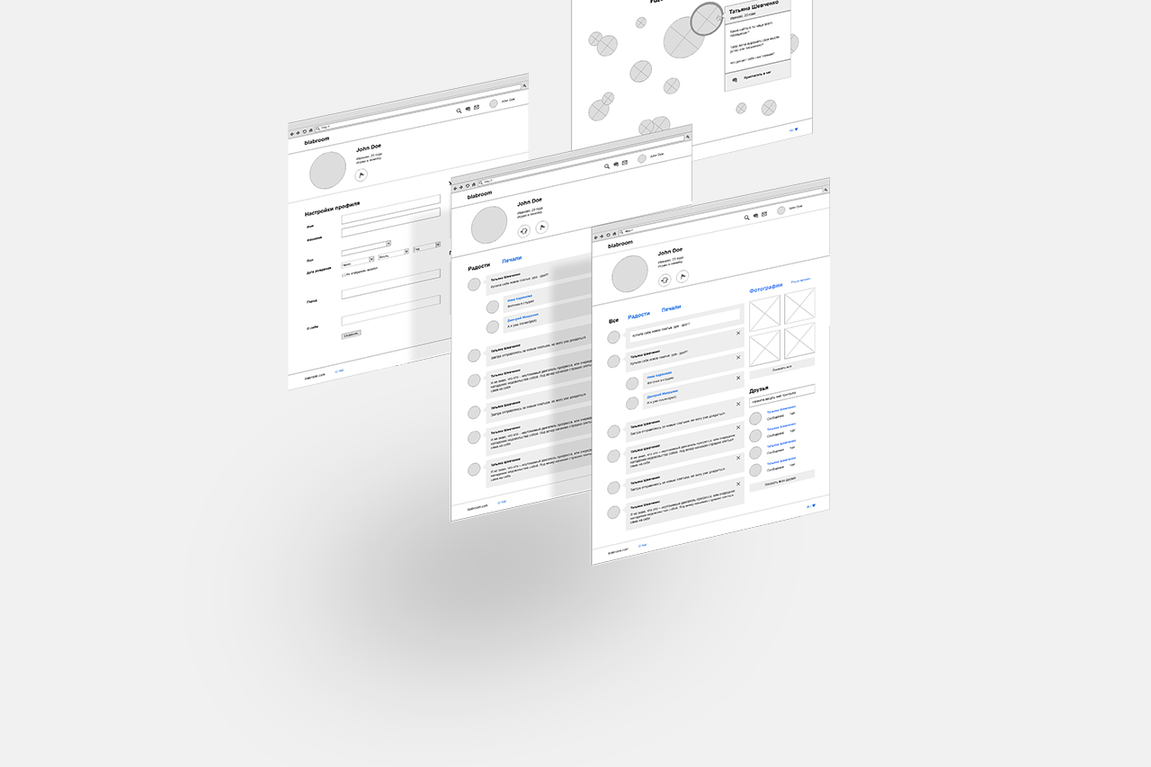 ux design for Blabroom Dating Platform