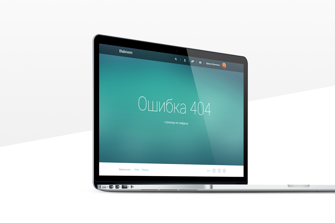 Eror 404 page design for Blabroom Dating Platform