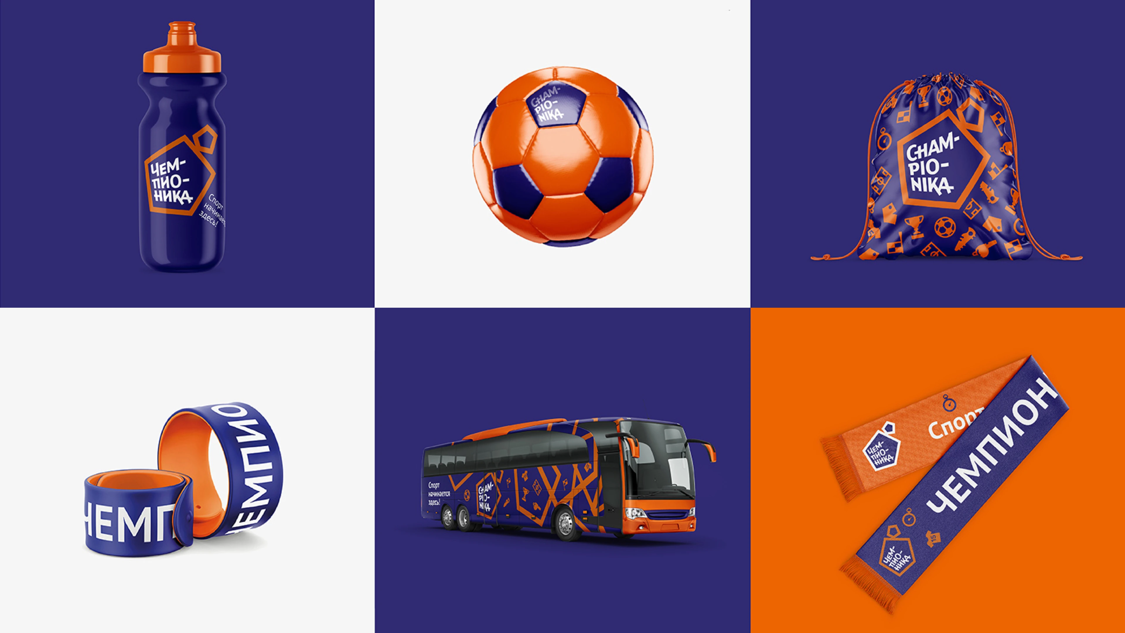 Branding for sports school Championika
