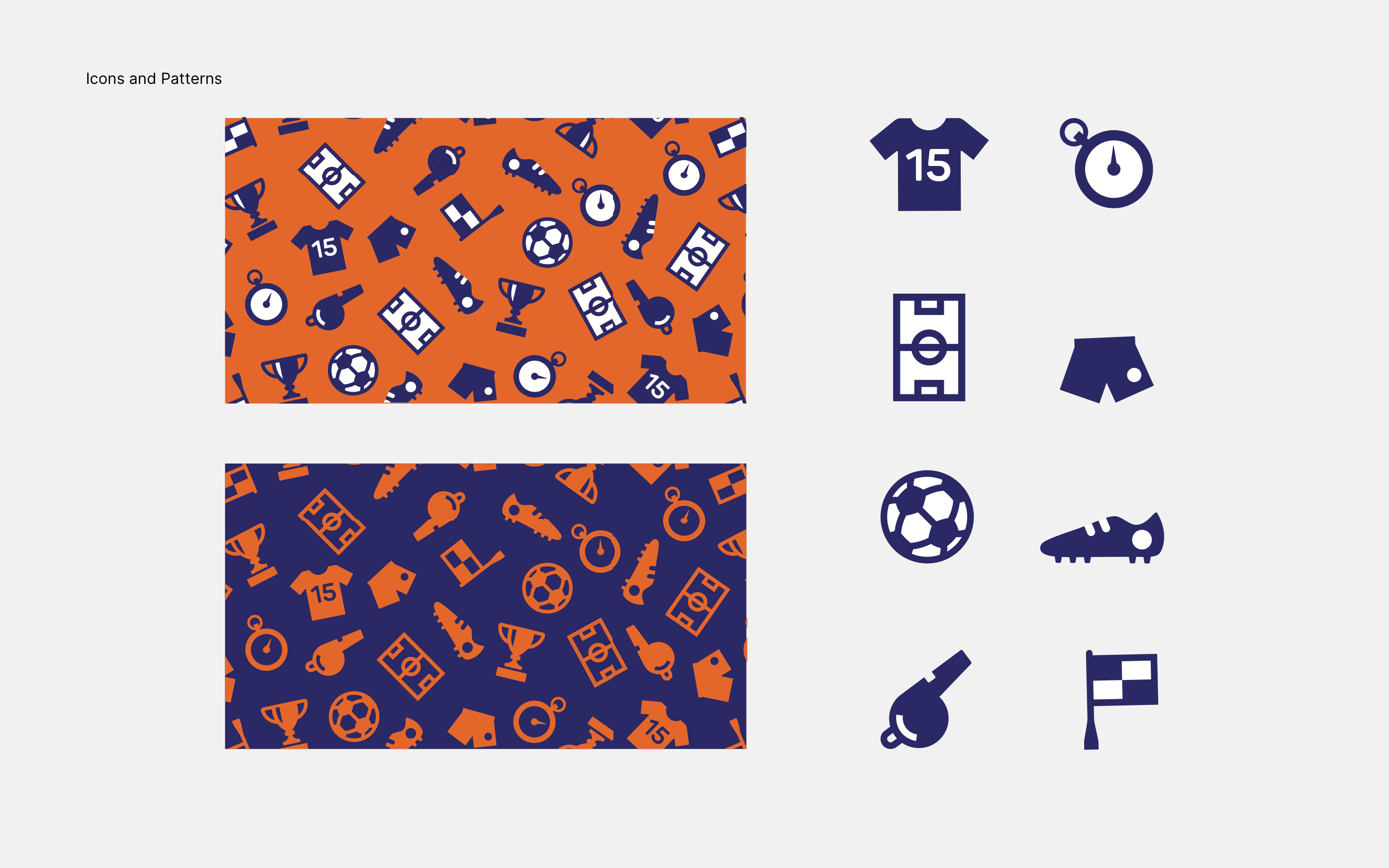 Icons and patterns Championika website