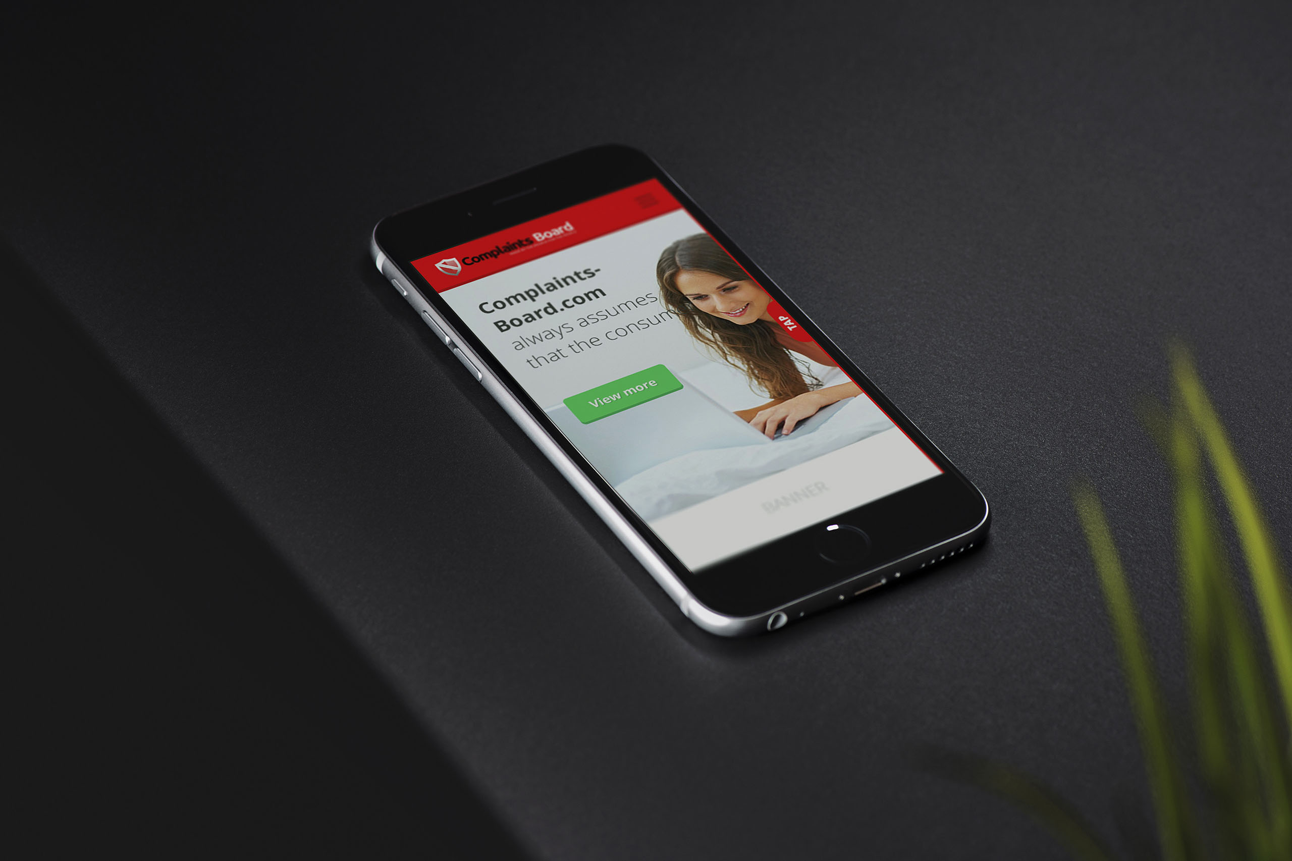 Complains board mobile website
