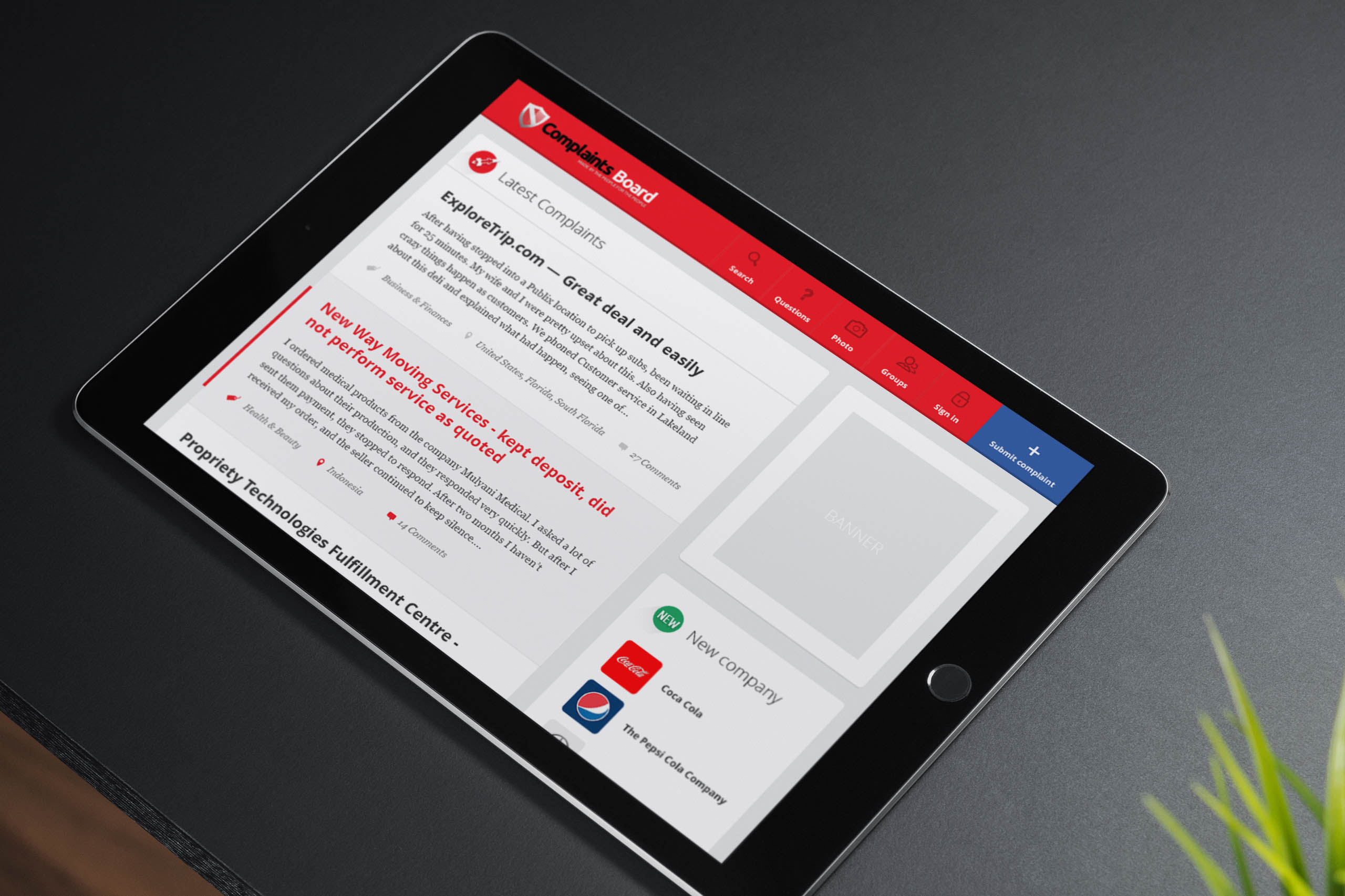 Latest complaints on tablet Complaints Board the most trusted and popular consumer complaints website