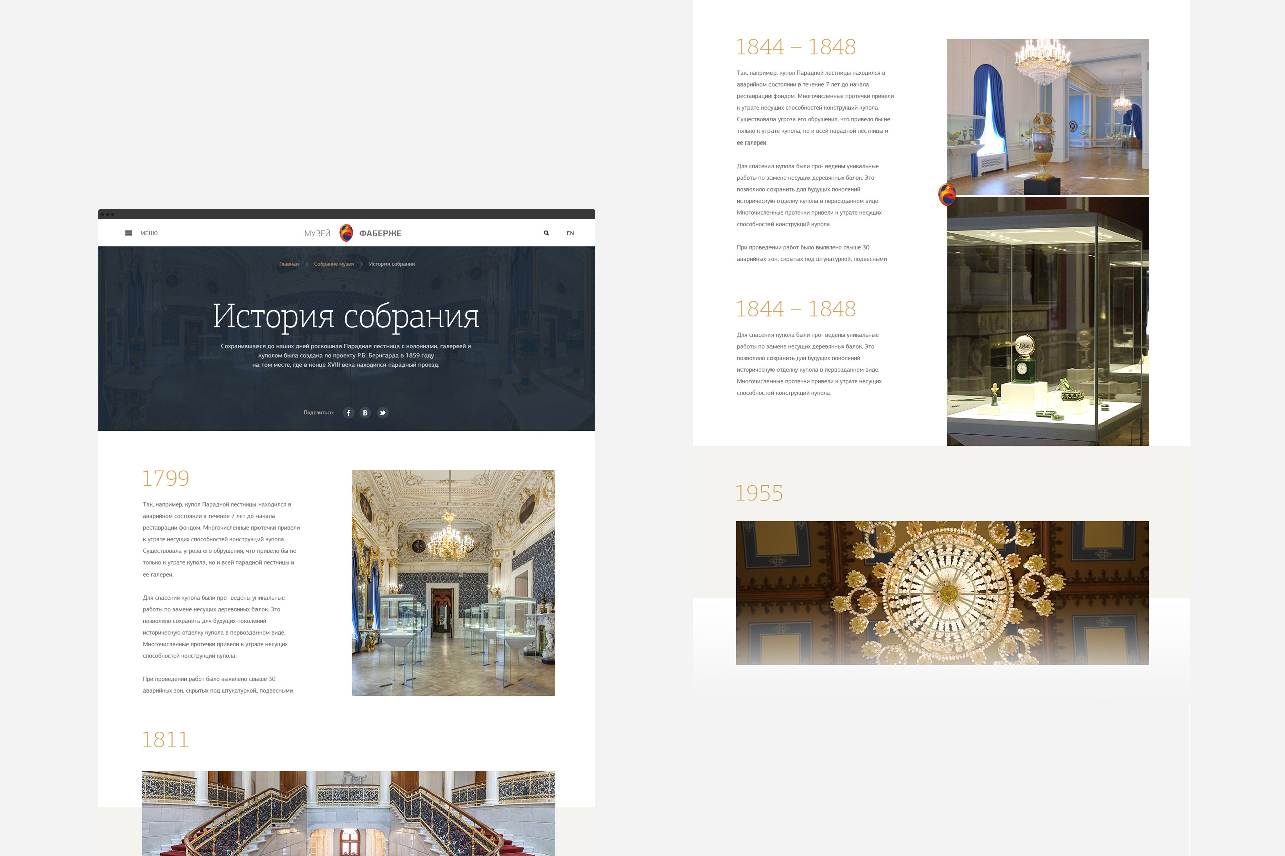 History Faberge museum website