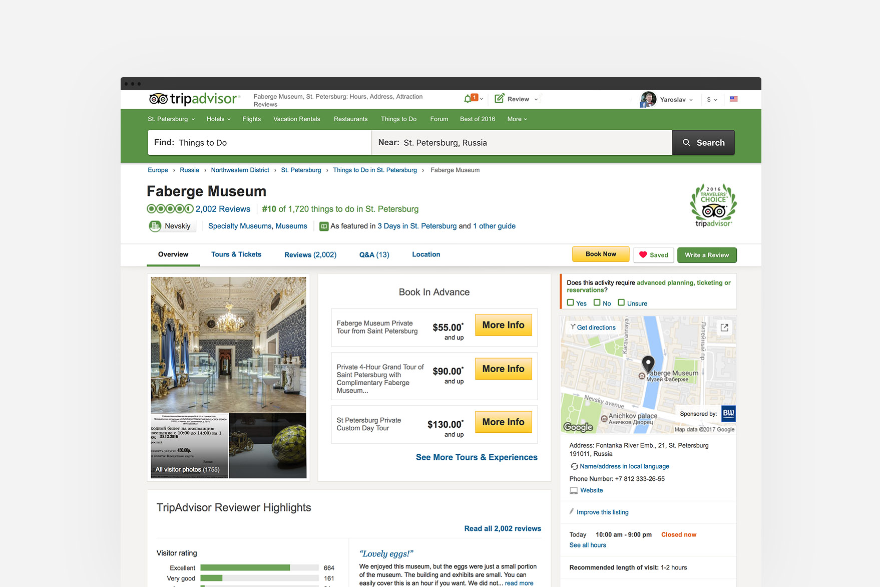Fabergé Museum On TripAdvisor 