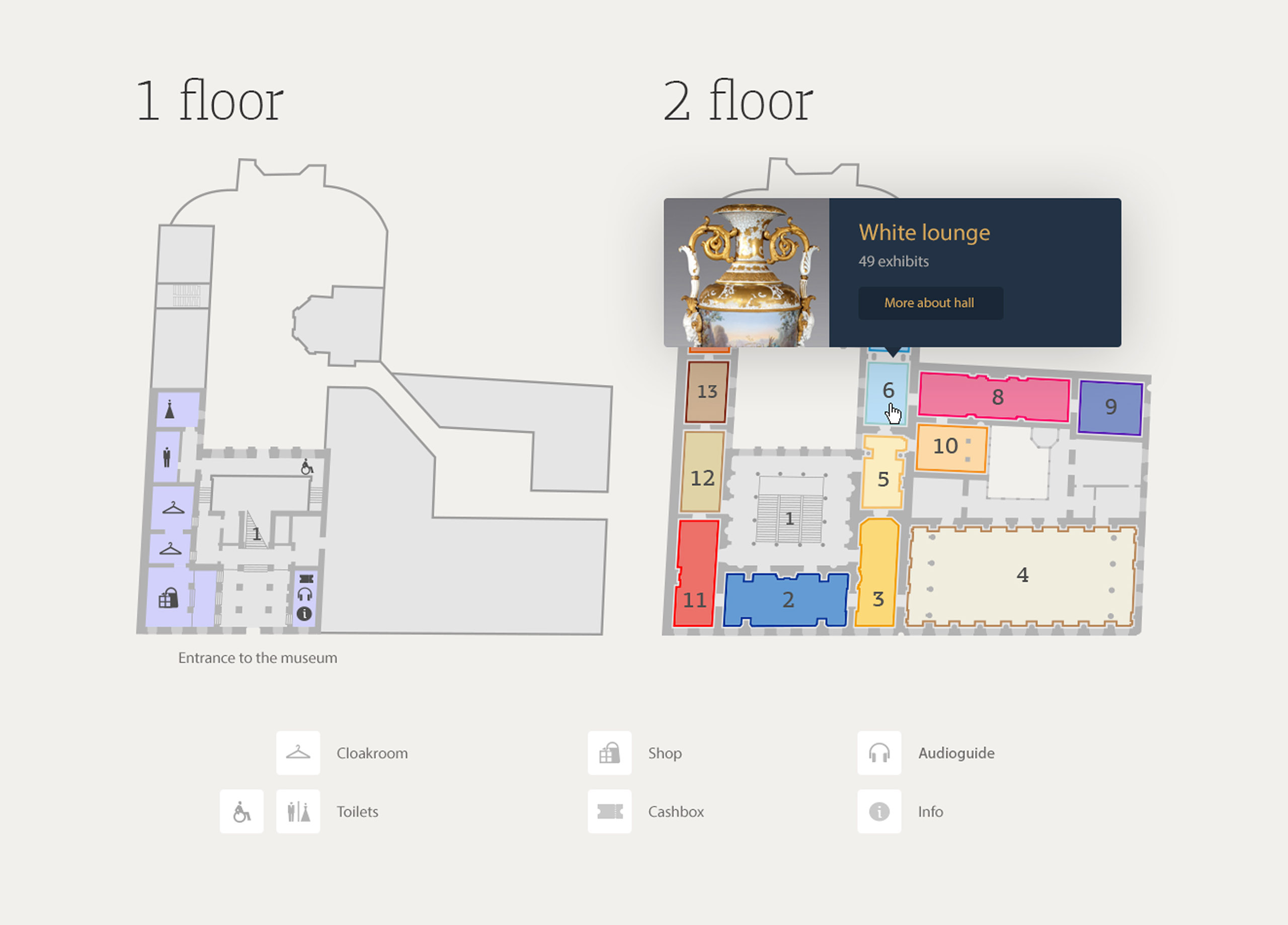plan 1 floor and 2 floor