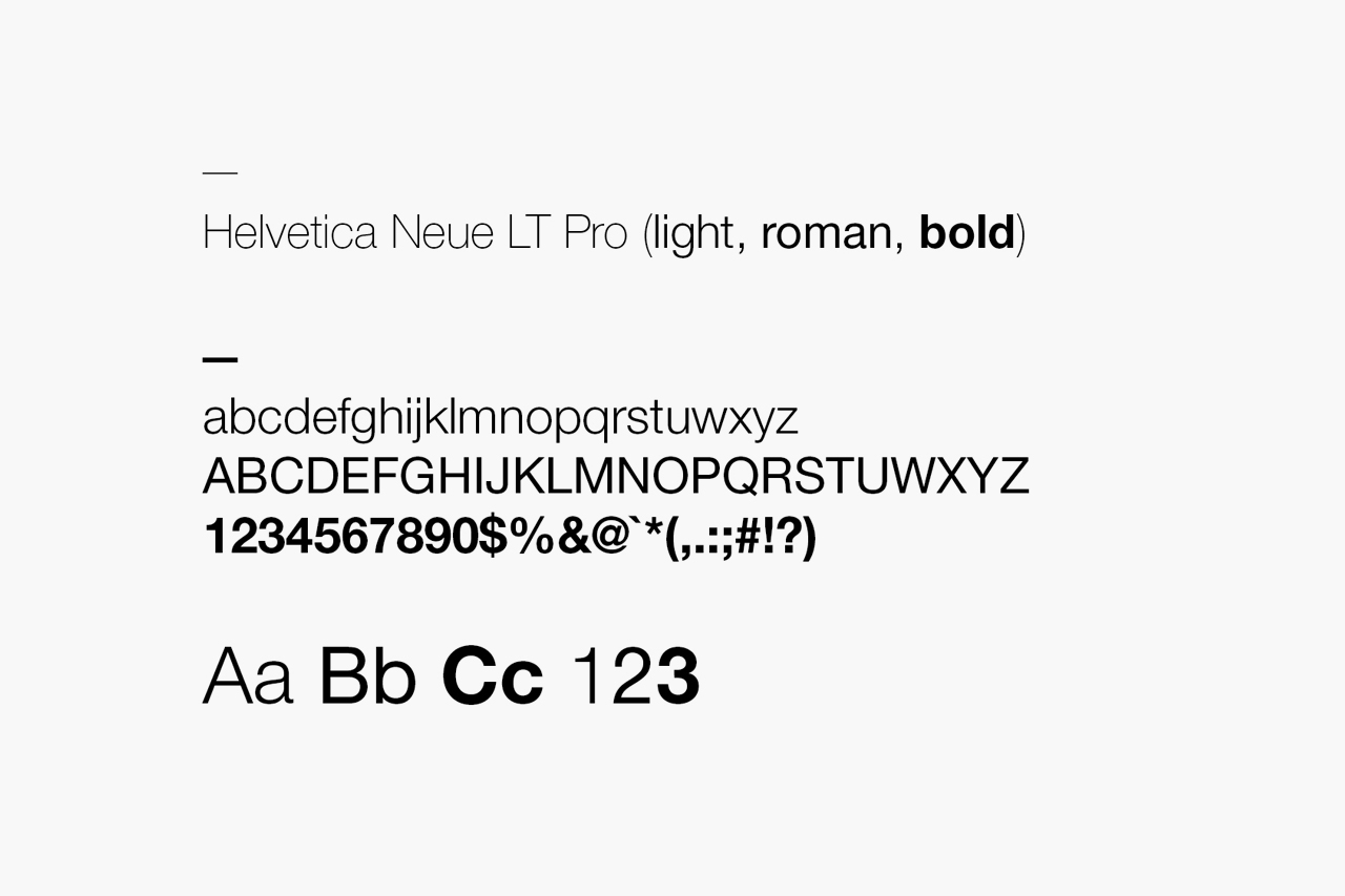 fonts helvetice neue lt pro for Visualizers Multi-disciplinary design agency in Singapore