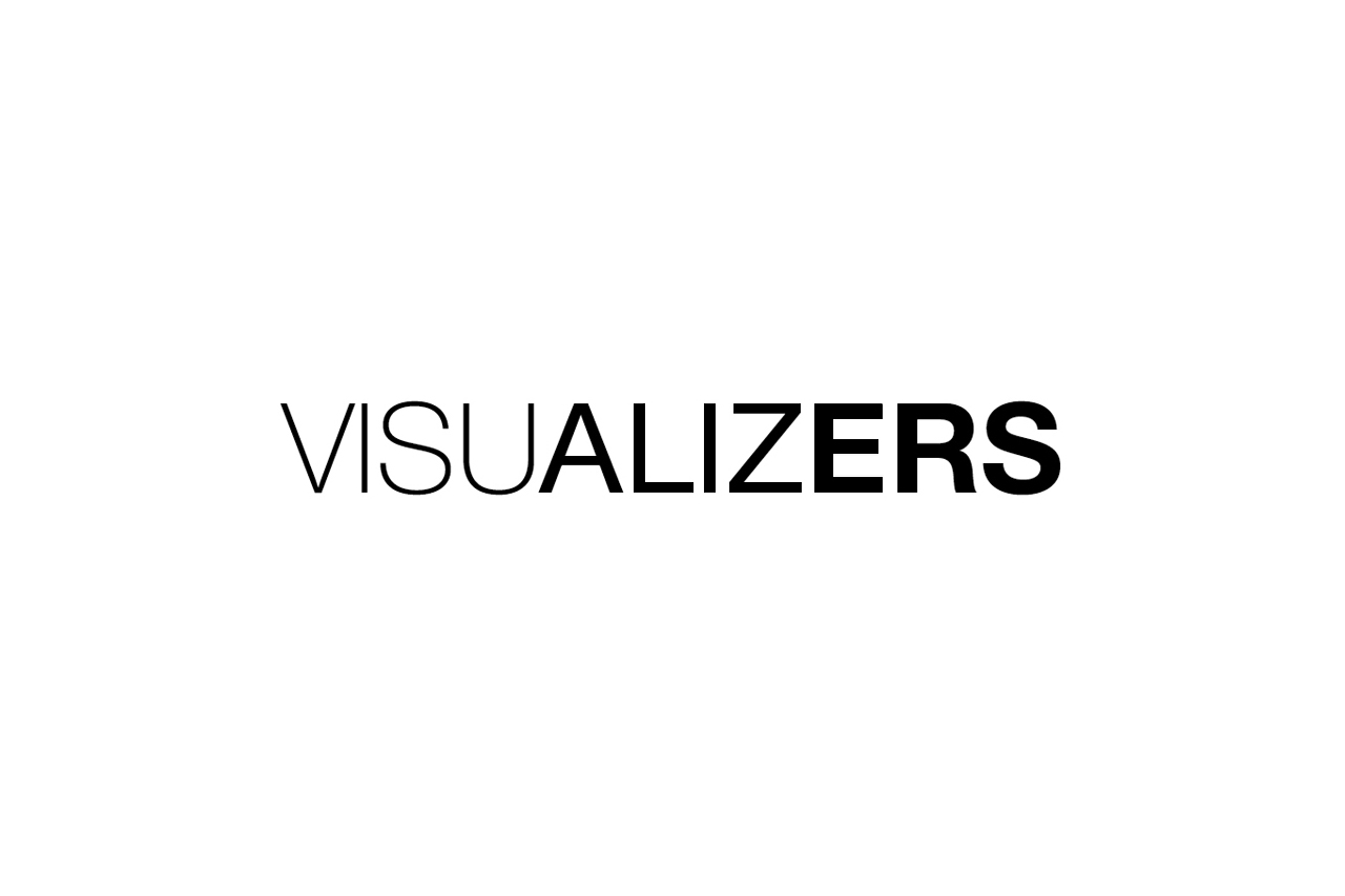 visualizers logo on white background design agency in Singapore by basov design