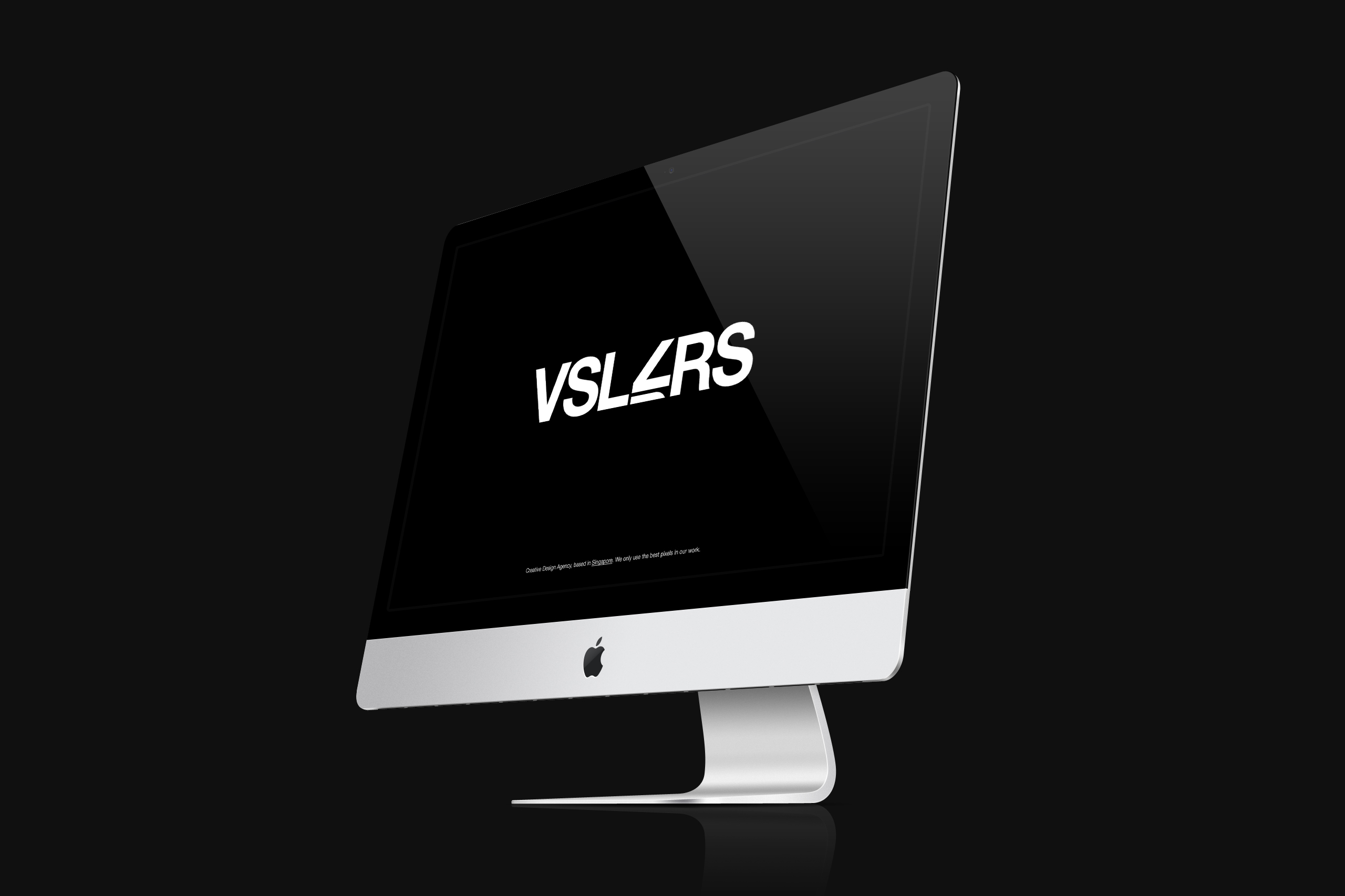 welcome page website for Visualizers Multi-disciplinary design agency