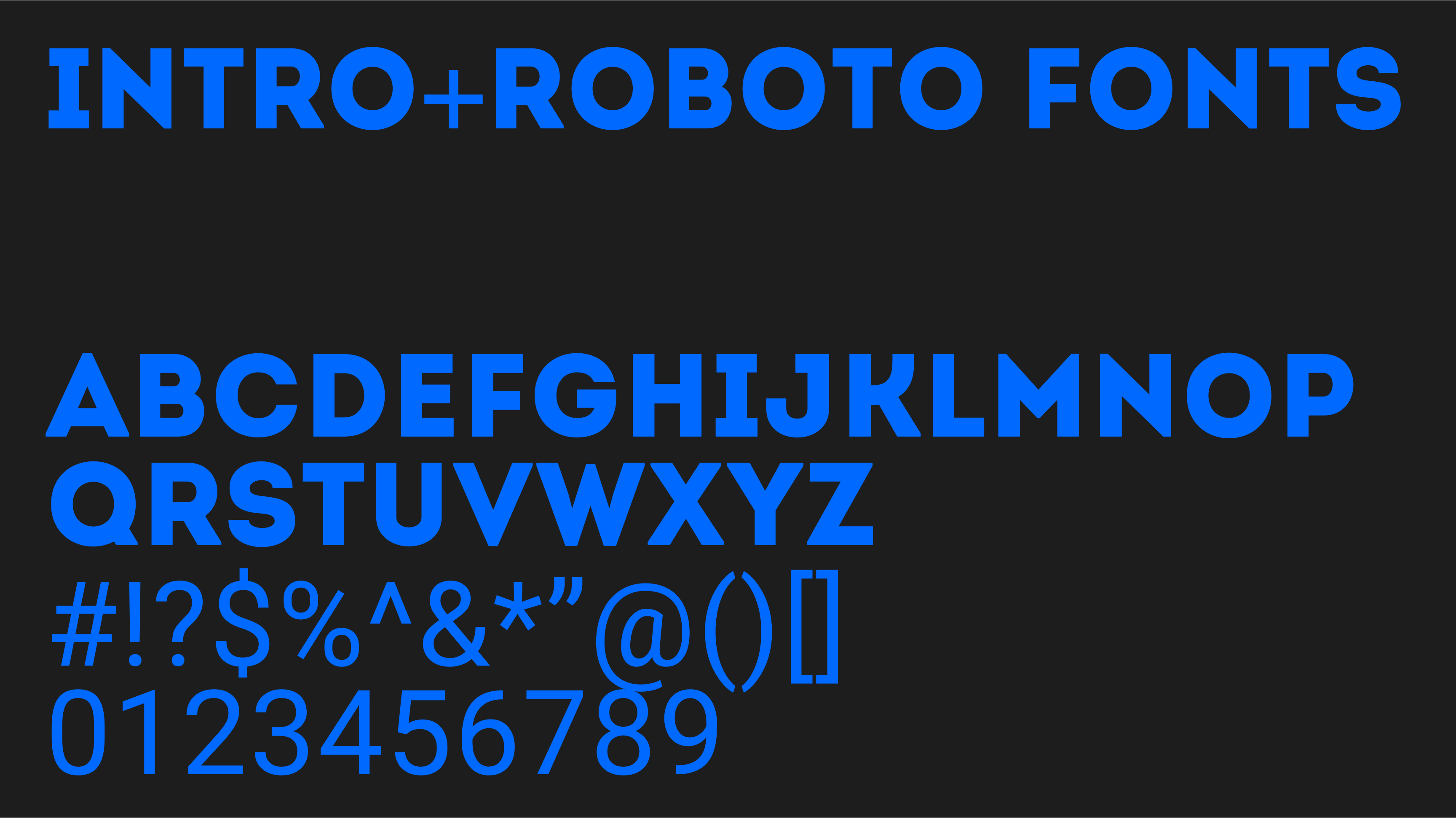 Fonts in Case SFILM movies and TV series