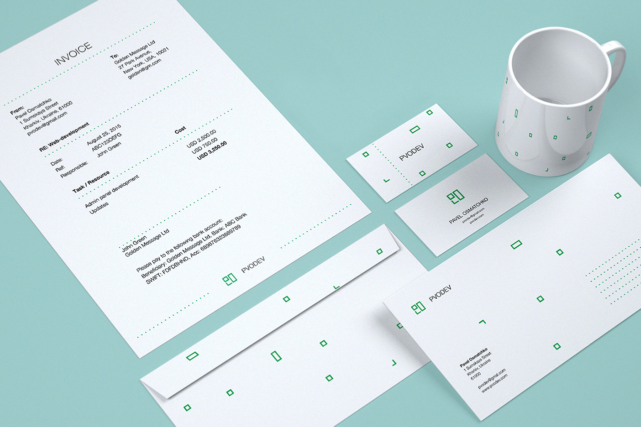 Personal Brand Identity for Web Developer: PWODEV
