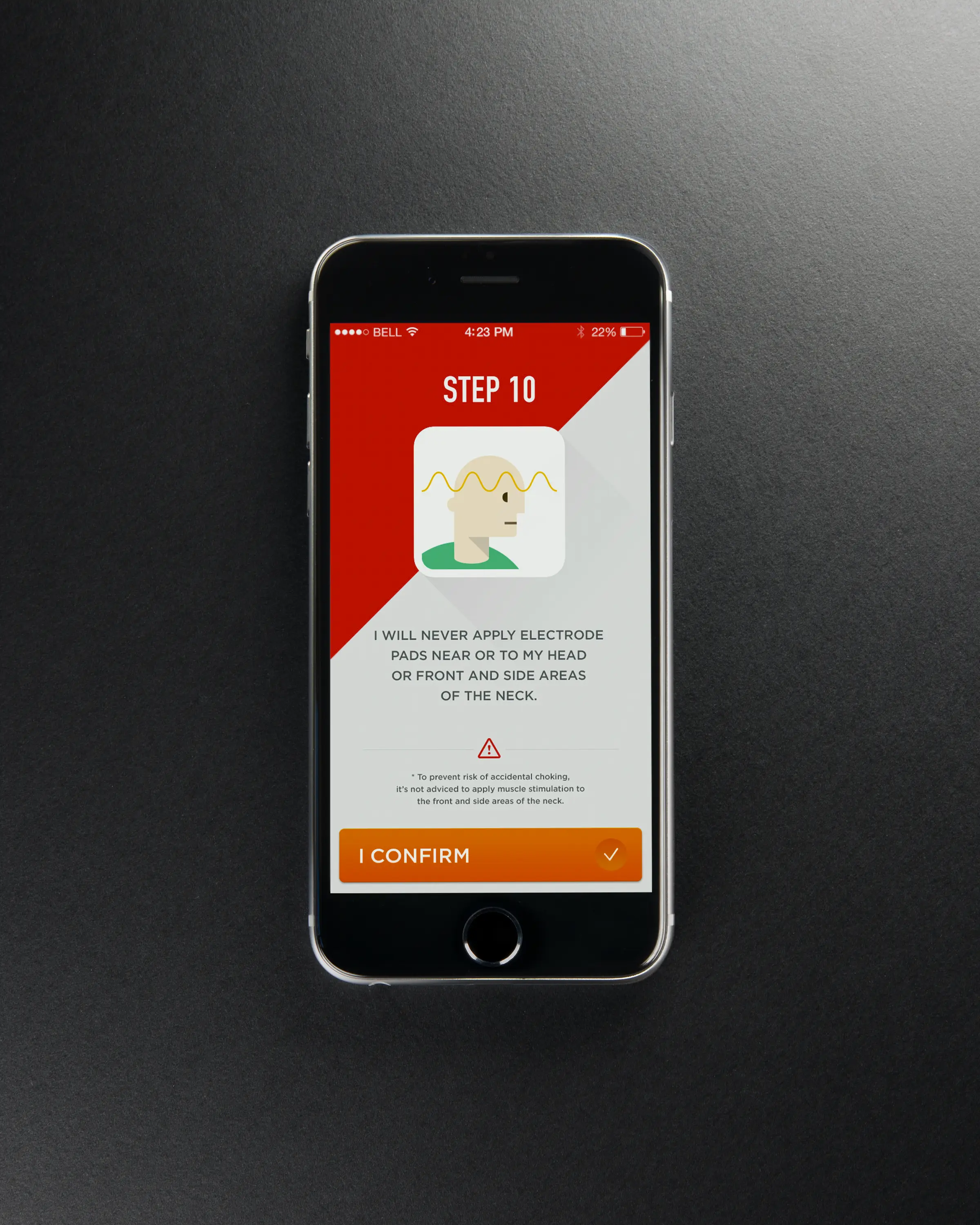 Step 10 for PowerDot mobile app