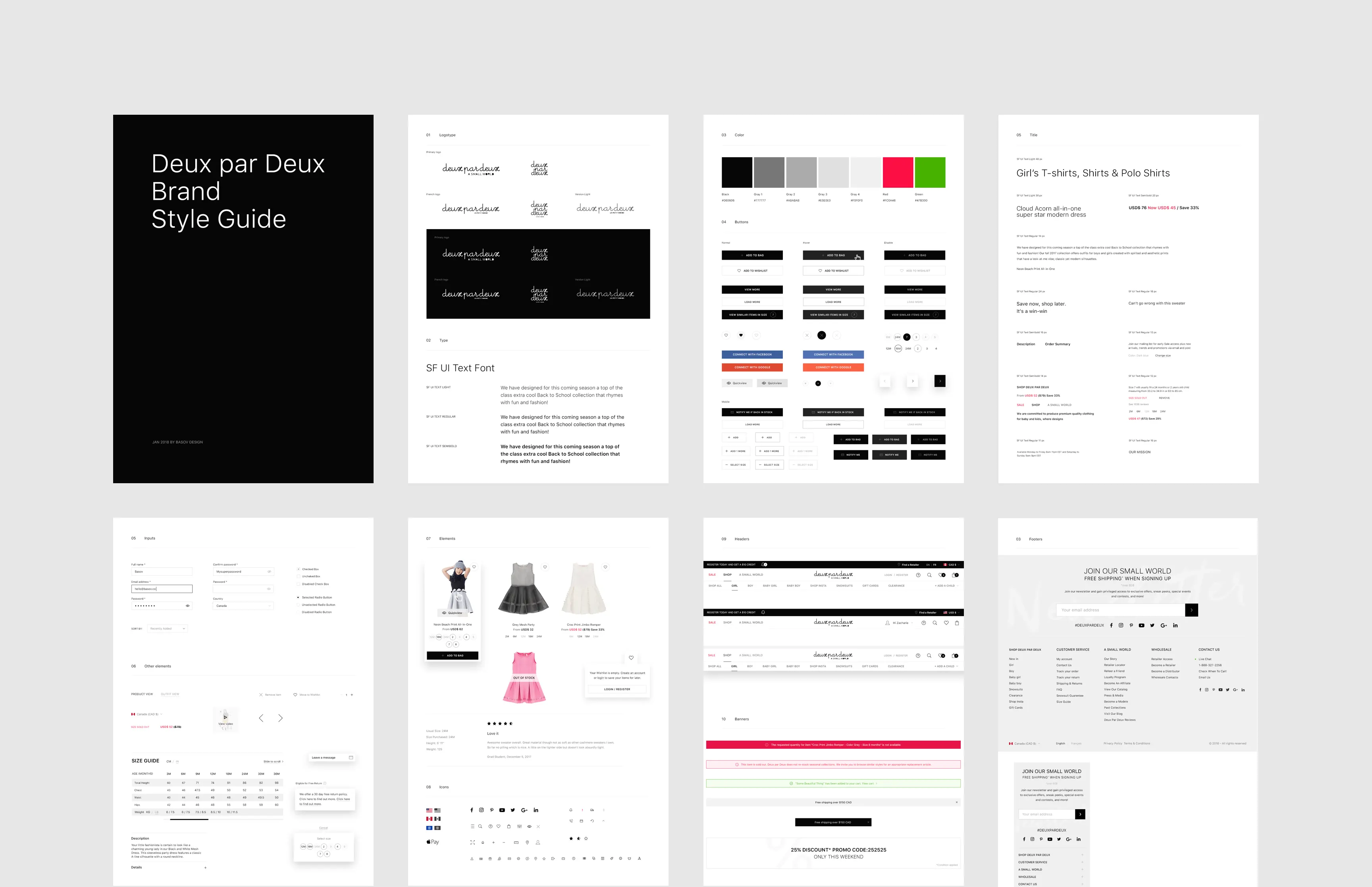 Deux par Deux Brand Style Guide