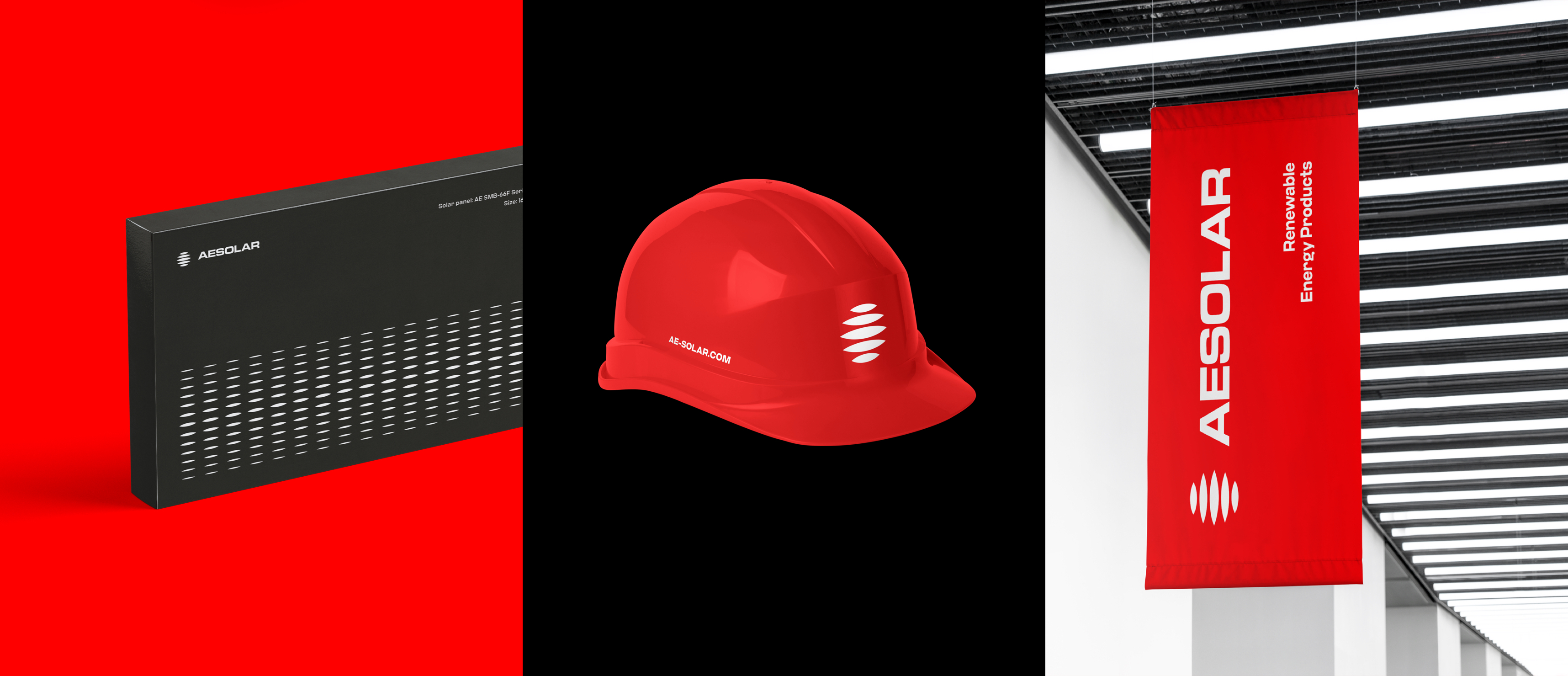 branding for AE Solar Renewable energy company